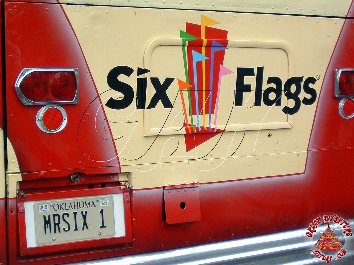 Six Flags Bus At Six Flags Great Adventure